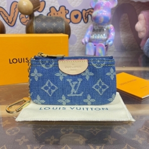 Louis Vuitton 루이비통 2024 데님 키 파우치 12CM