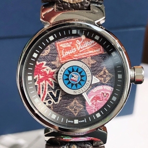 Louis Vuitton Tambour World Tour 루이비통 탕부르 월드 투어 여성용 워치 34mm