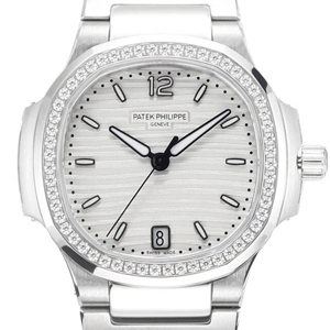 Patek Philippe Nautilus Silver 파텍필립 노틸러스 7118 여성용 워치 35.2mm