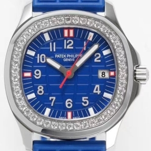 Patek Philippe Aquanaut Lady Watch Quartz JEWEL 파텍필립 아쿠아넛 여성용쿼츠 다이아버젼 