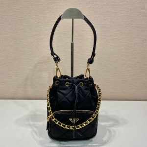 Prada 프라다 2023 듀엣 나일론 버킷백 1BH038 22.5CM