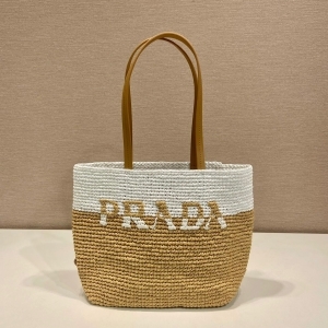 Prada 프라다 2023 라피아 토트백 23cm/38cm