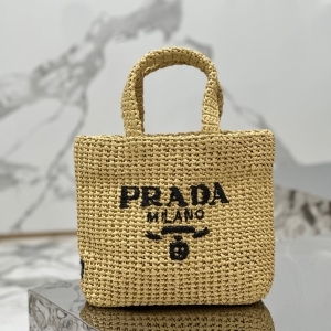 Prada 프라다 2023 라피아 스몰 토트백 1BG422 24CM