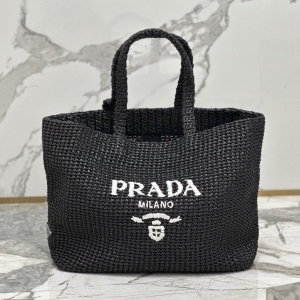 Prada 프라다 2023 라피아 라지 토트백 1BG392 40CM