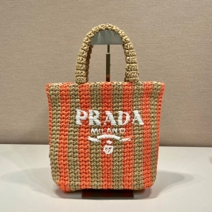 Prada 프라다 2023 라피아 스몰 토트백 1BG422 24CM