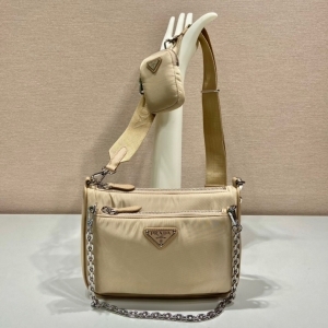 Prada 프라다 2023 리나일론 더블 숄더백 1BH168 23CM