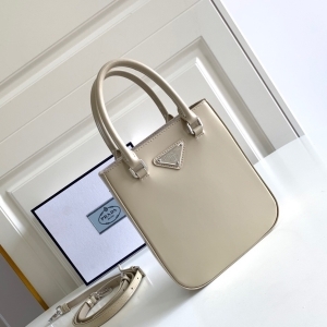 Prada 프라다 2023 브러시드 미니 토트백 17.5CM