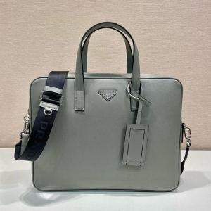 Prada 프라다 2024 사피아노 브리프케이스 36CM