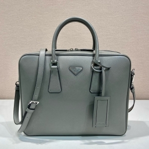 Prada 프라다 2024 사피아노 브리프케이스 36CM