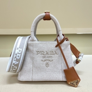 Prada 프라다 2024 캔버스 미니 토트백 22CM