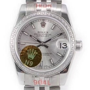 ROLEX Oyster Perpetual DATEJUST/SILVER 로렉스 데이저스트/실버(다이아 베젤)