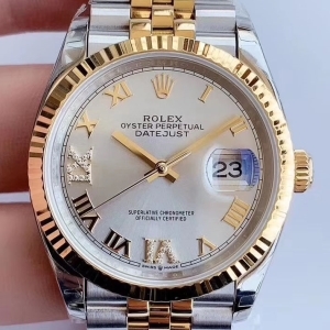 ROLEX Oyster Perpetual DATEJUST/SILVER 로렉스 데이저스트 126233 36mm