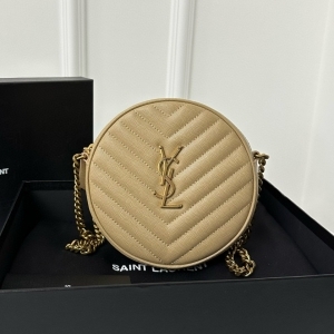 Saint Laurent 생로랑 2024 VINYLE 라운드 카메라백 17CM