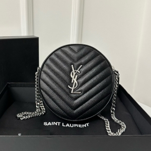 Saint Laurent 생로랑 2024 VINYLE 라운드 카메라백 17CM