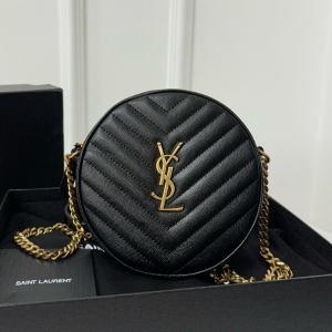 Saint Laurent 생로랑 2024 VINYLE 라운드 카메라백 17CM