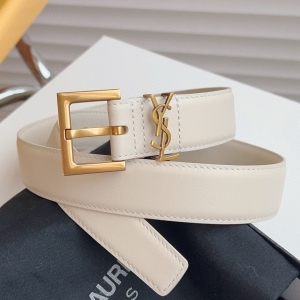 Saint Laurent 생로랑 2024 LADY 벨트 폭 3cm (금장,은장) (10월)