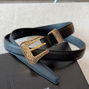 Saint Laurent 생로랑 2025 LADY 벨트 폭 2cm (금장,은장) (5월)