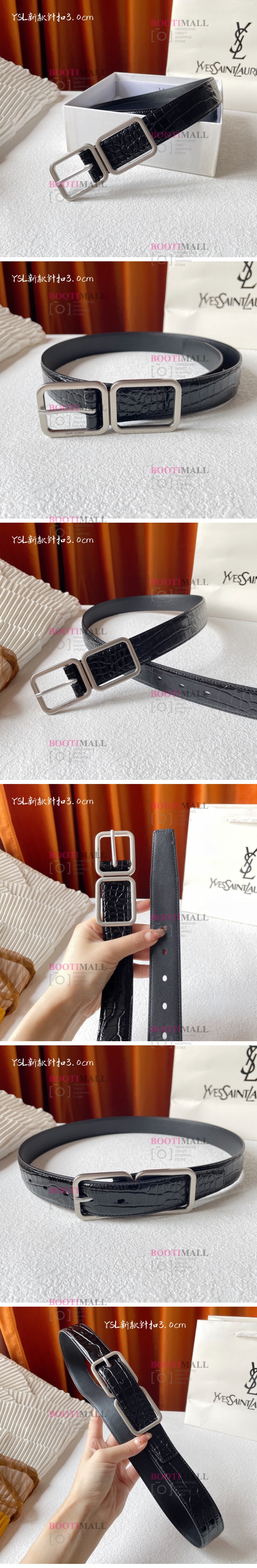 Saint Laurent 생로랑 2023 LADY 벨트 폭 3cm 1