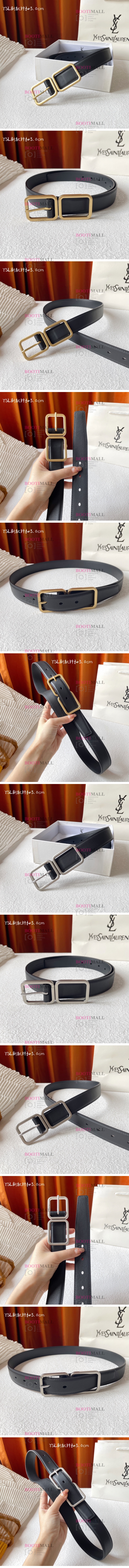 Saint Laurent 생로랑 2023 LADY 벨트 폭 3cm (금장,은장) 1