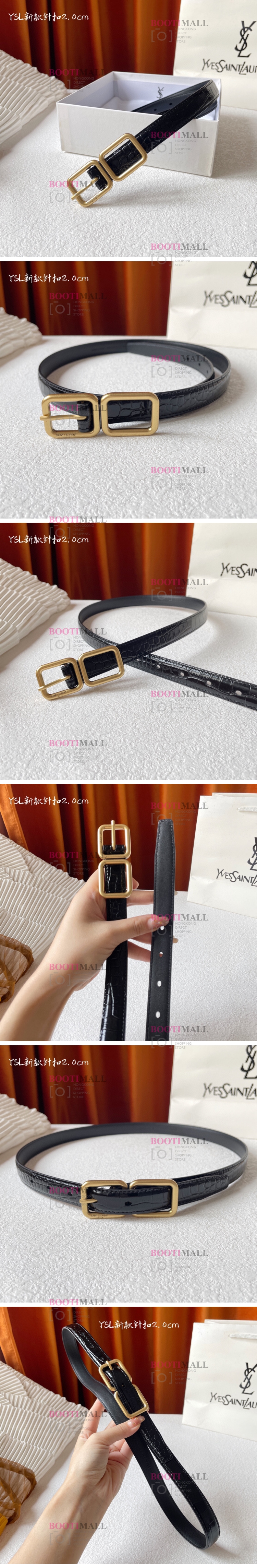 Saint Laurent 생로랑 2023 LADY 벨트 폭 2cm 1