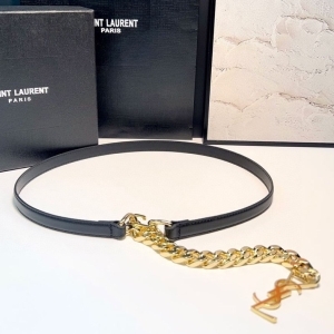 Saint Laurent 생로랑 2023 LADY 벨트 폭 1.5cm (금장,은장)