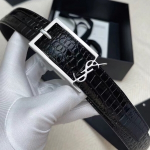 Saint Laurent 생로랑 2023 LADY 벨트 폭 3cm (금장,은장)