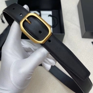 Saint Laurent 생로랑 2023 LADY 벨트 폭 3cm (금장,은장)