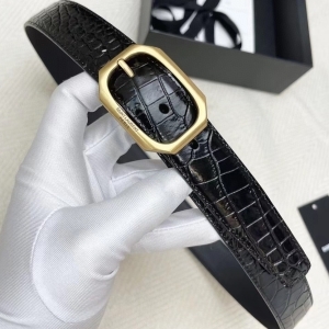 Saint Laurent 생로랑 2023 LADY 벨트 폭 3cm (금장,은장)