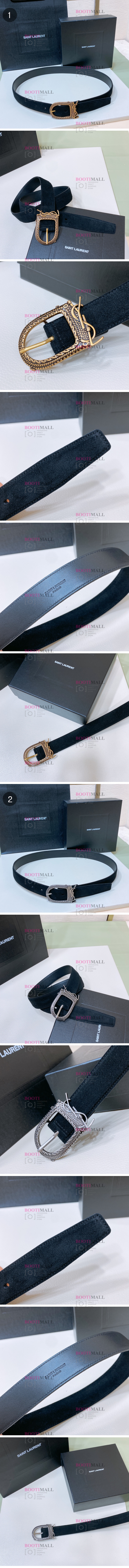 Saint Laurent 생로랑 2023 LADY 벨트 폭 3cm (2색) (11월) 1