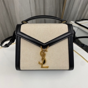 Saint Laurent 생로랑 2023 캔버스 카산드라 탑핸들 623930 20CM