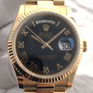 (브레드피트 시계)Rolex DAY-DATE II Ref 116264 롤렉스 오이스터 퍼페츄얼 데이데이트 116264 18k 36mm,40mm