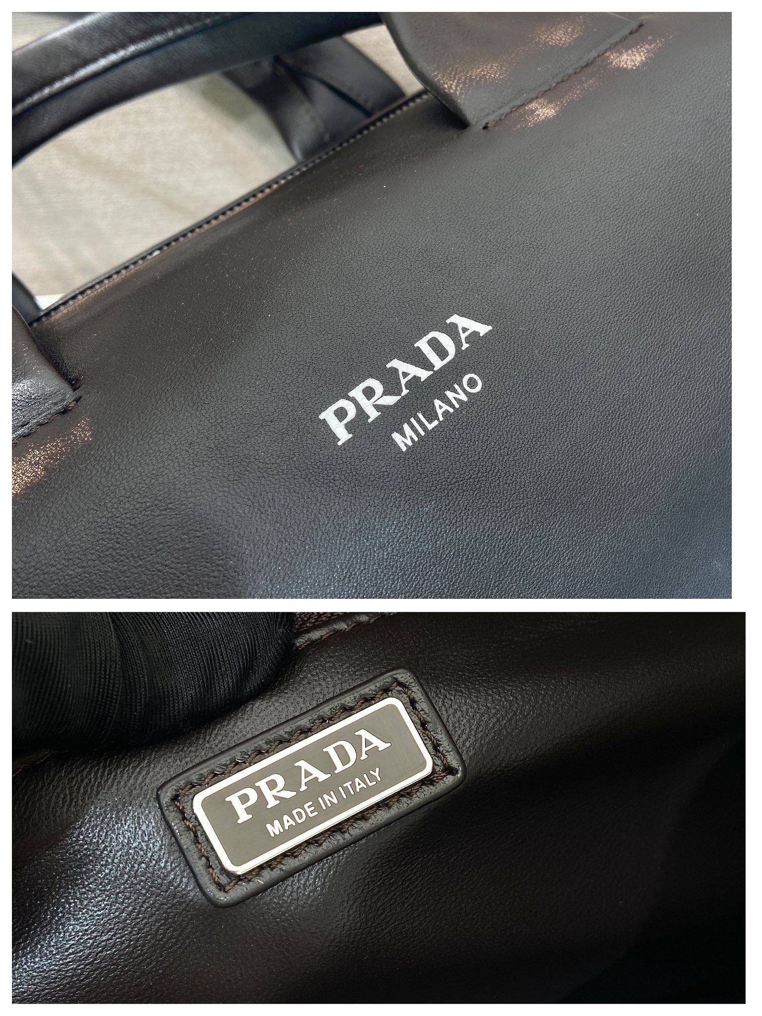 PRADA 프라다 FW2023 Nappa 가죽 보스턴 백 13
