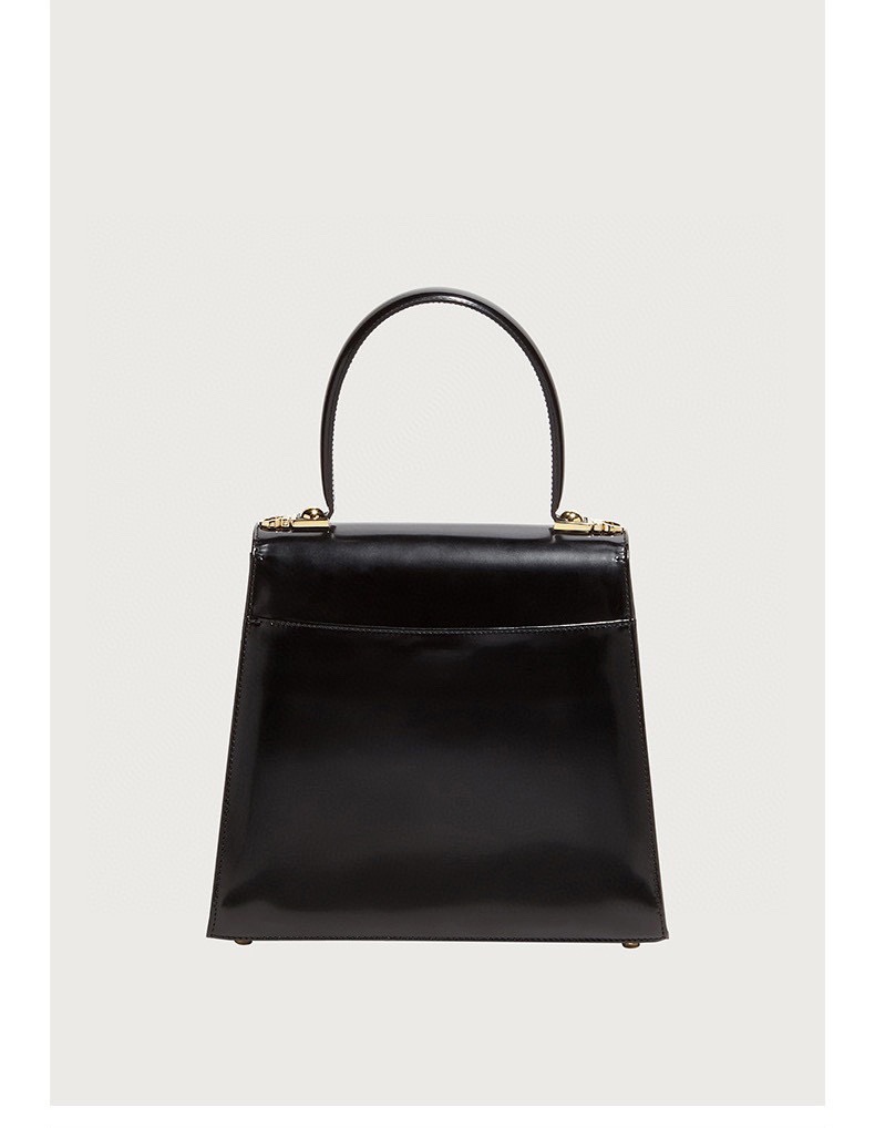 FERRAGAMO 살바토레 페라가모 FW2023 Gancino 장식 블랙 토트백 4