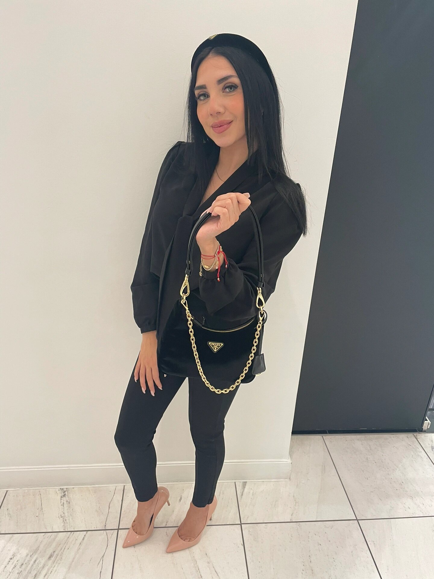 PRADA 프라다 FW2023 실크 호보백 2