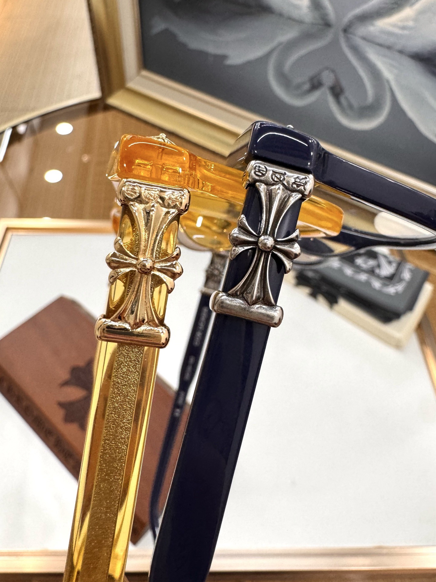 Chrome Hearts 크롬하츠 FW2024 십자 꽃 무늬 안경 13