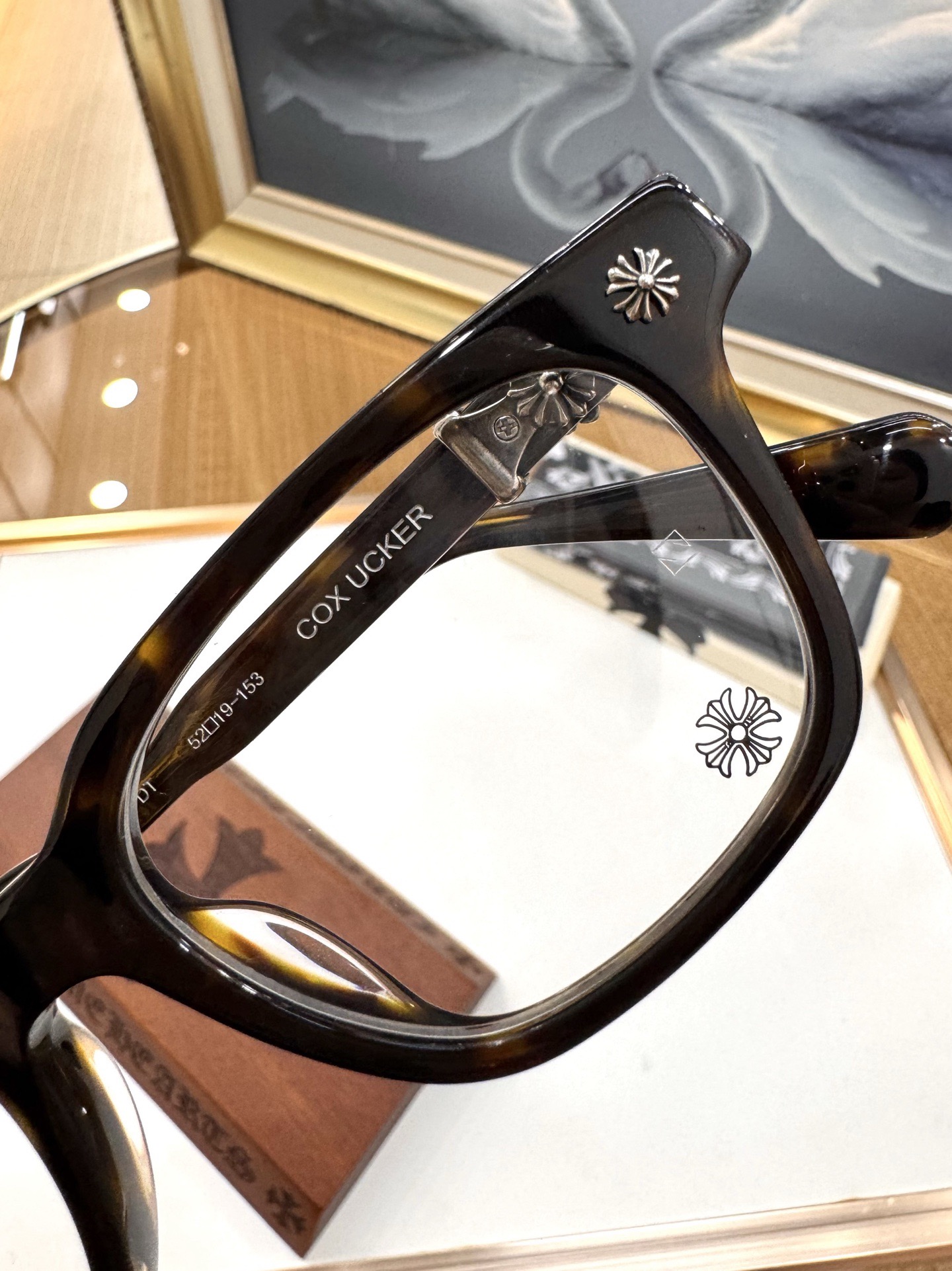 Chrome Hearts 크롬하츠 FW2024 십자 꽃 무늬 안경 14