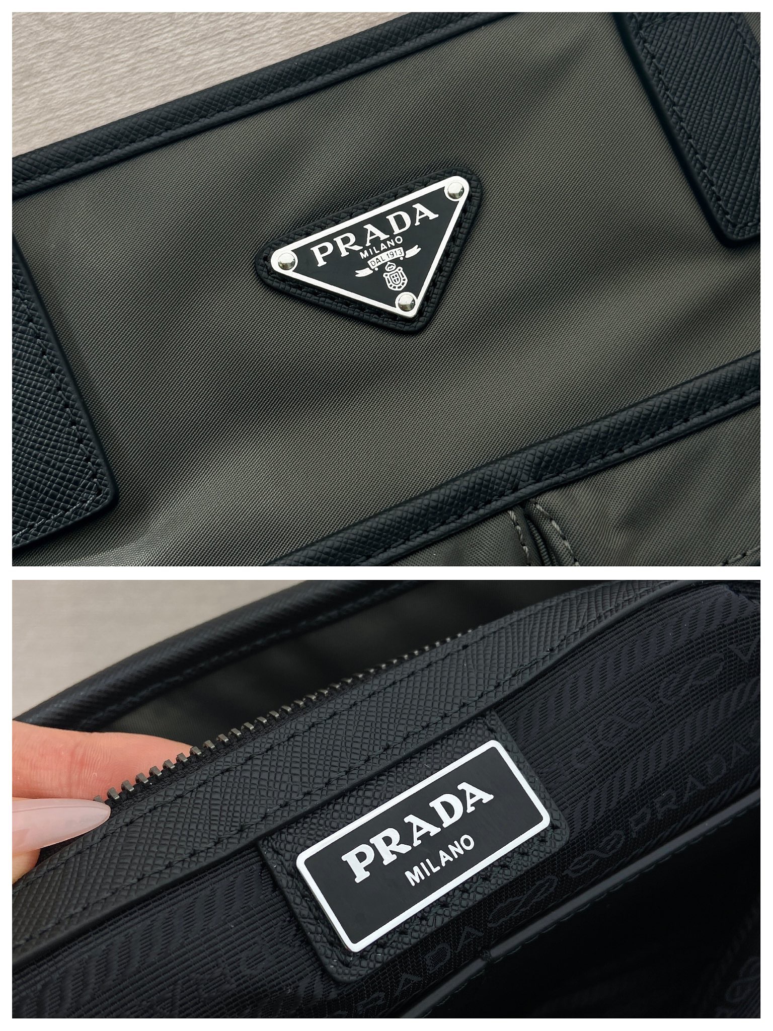 PRADA 프라다 FW2023 나일론 멀티포켓 토트백 13