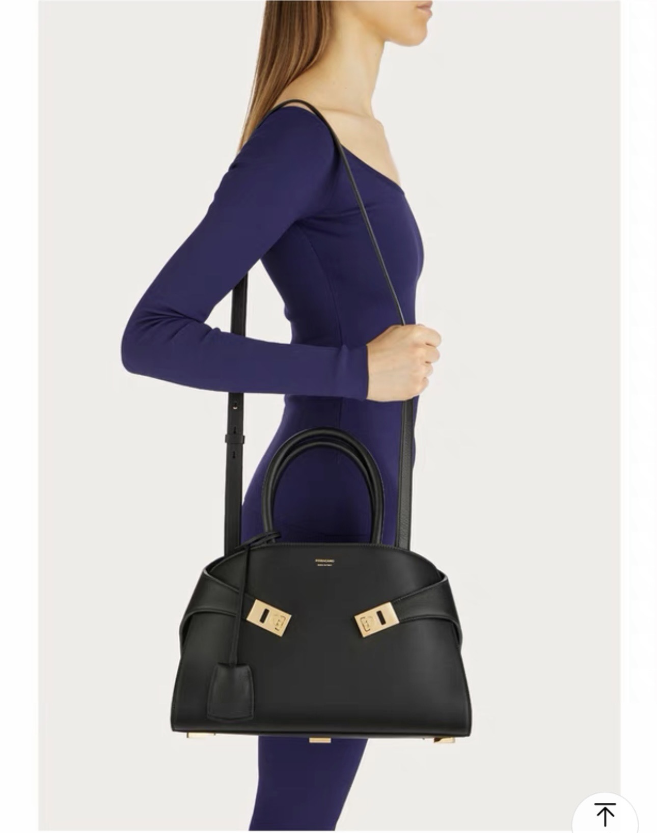 FERRAGAMO 페레가모 FW2023 HUG 나파 가죽 토트백 9