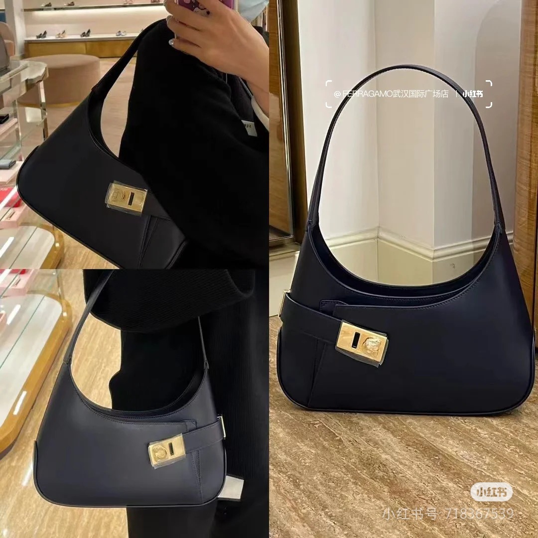 FERRAGAMO 페라가모 간치니 스트랩 숄더백 EE-216295 6