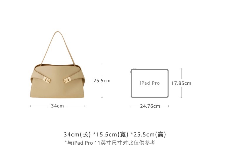 FERRAGAMO 페라가모 FW2023 Gancini 장식 중형 토트백 9
