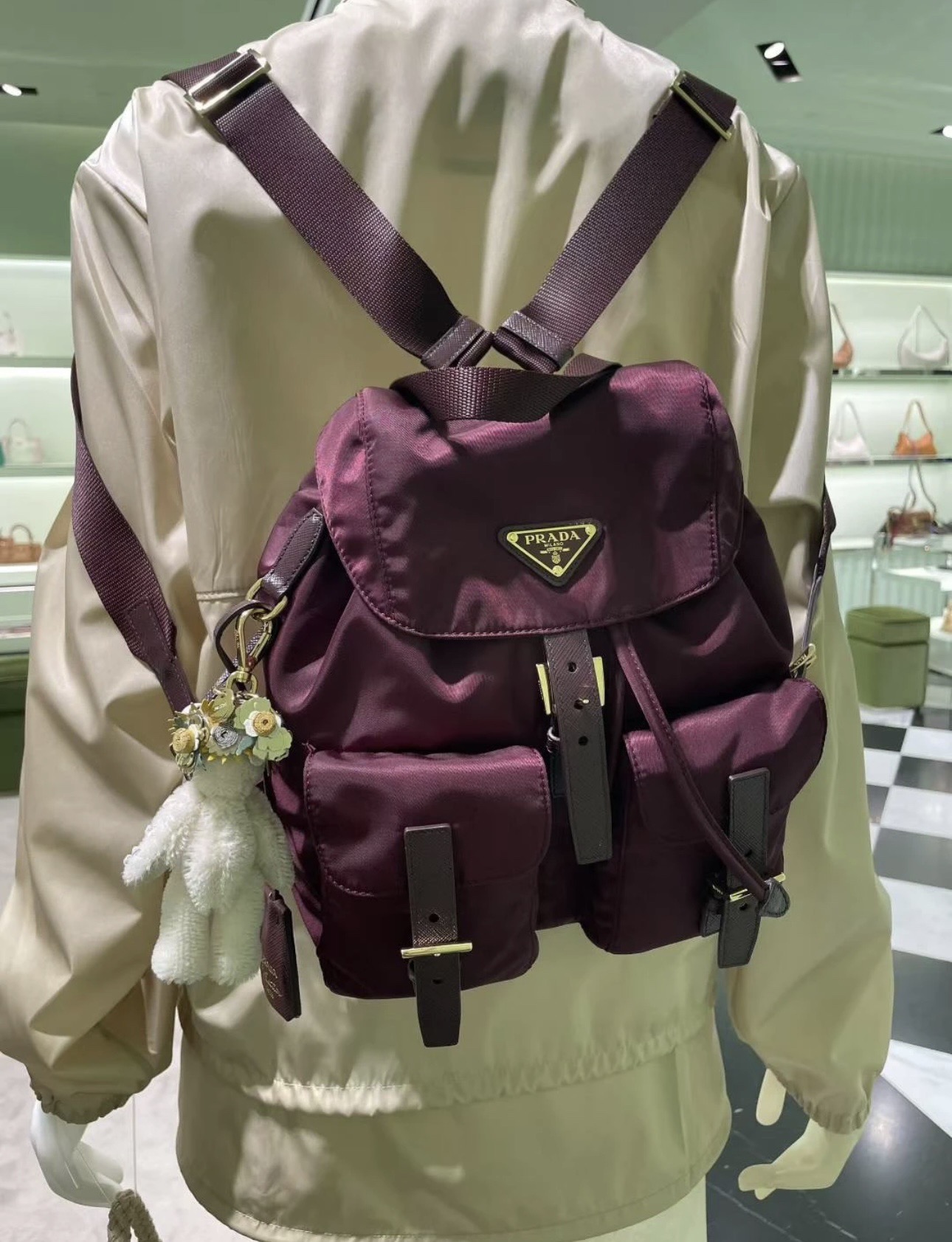 PRADA 프라다 FW2023 나일론 클래식 백팩 2