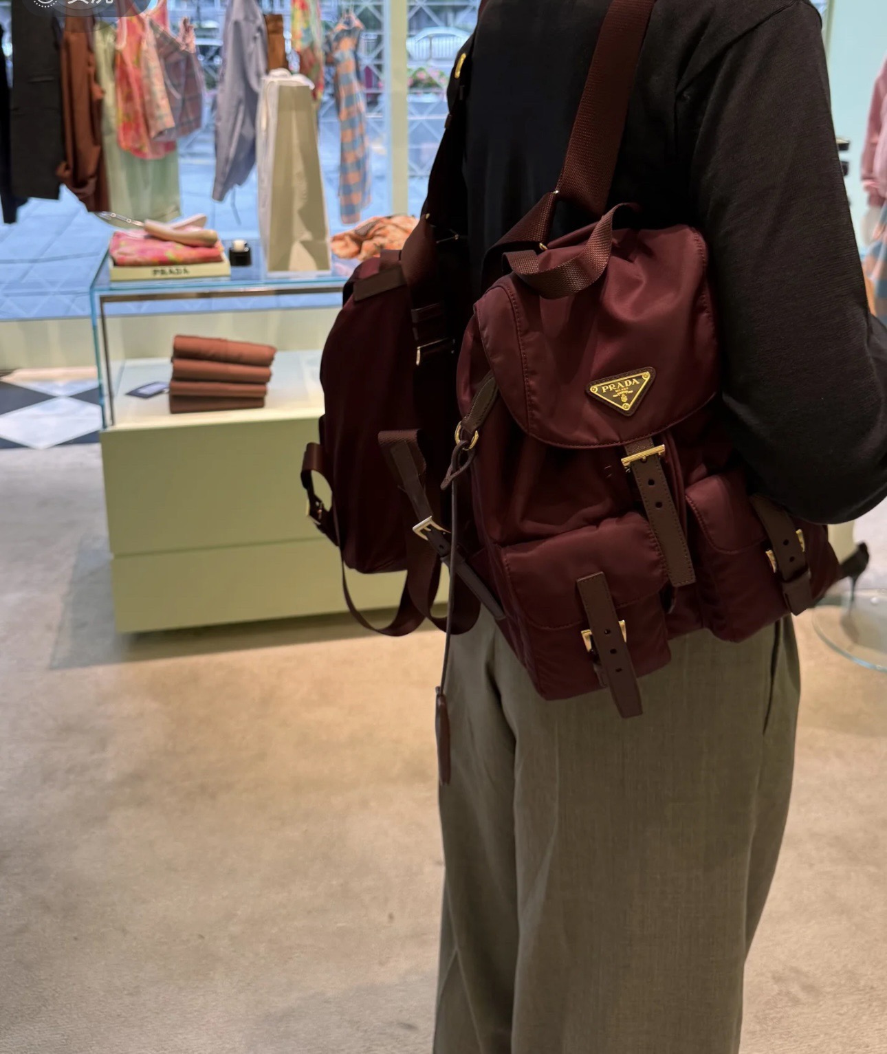 PRADA 프라다 FW2023 나일론 클래식 백팩 3