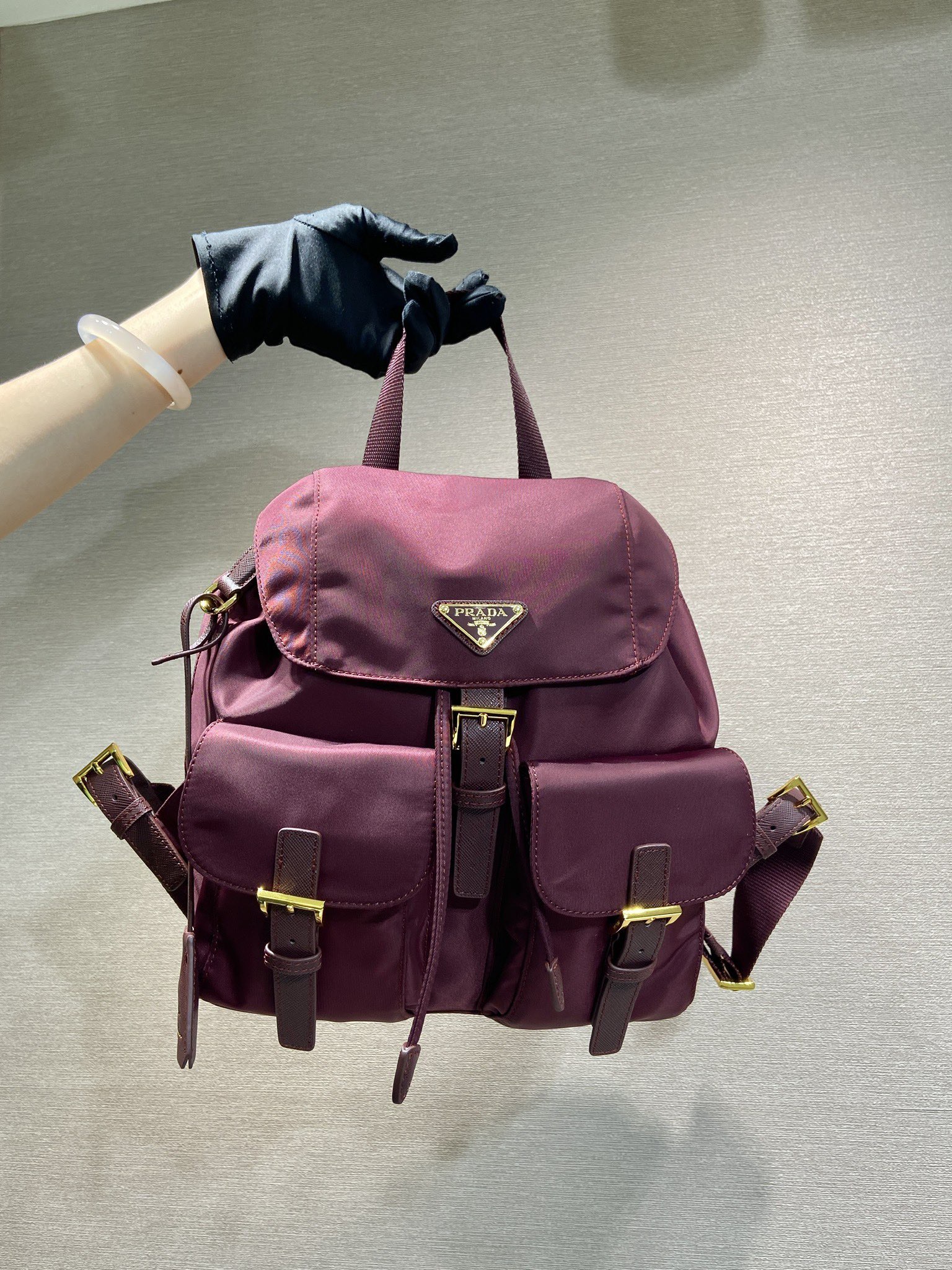 PRADA 프라다 FW2023 나일론 클래식 백팩 4