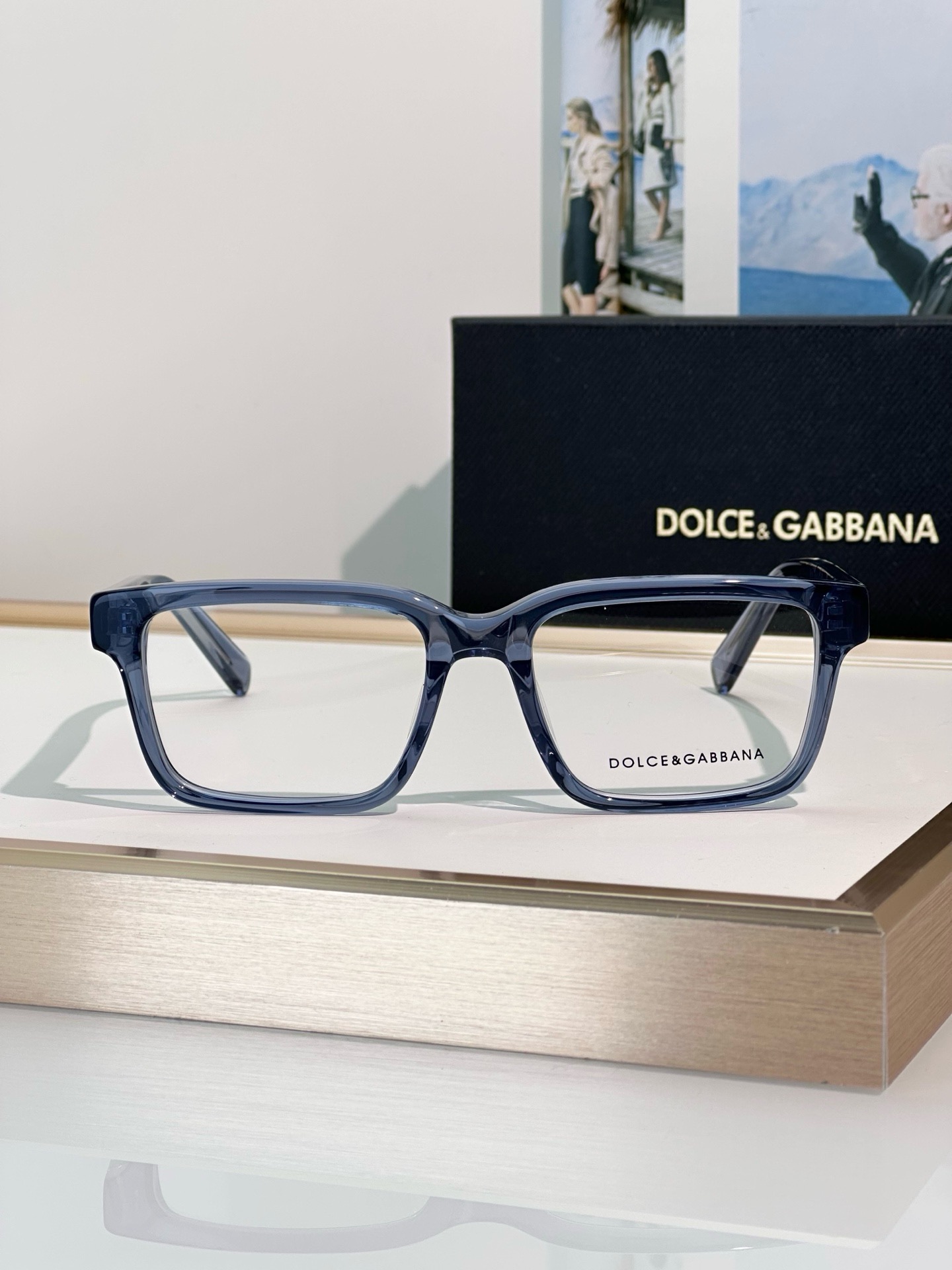 DOLCE&GABBANA 돌체앤가바나 SS2024 클래식 사각 안경 7
