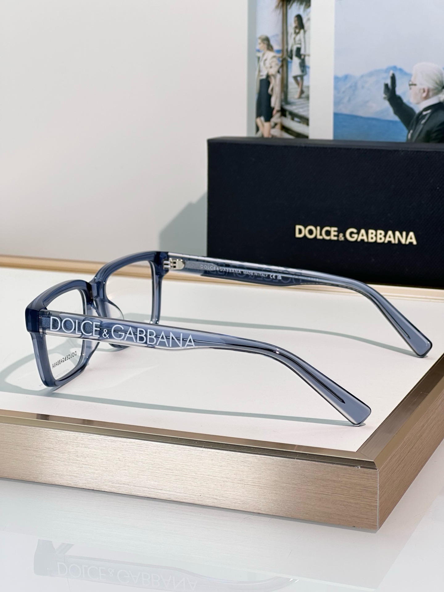 DOLCE&GABBANA 돌체앤가바나 SS2024 클래식 사각 안경 8