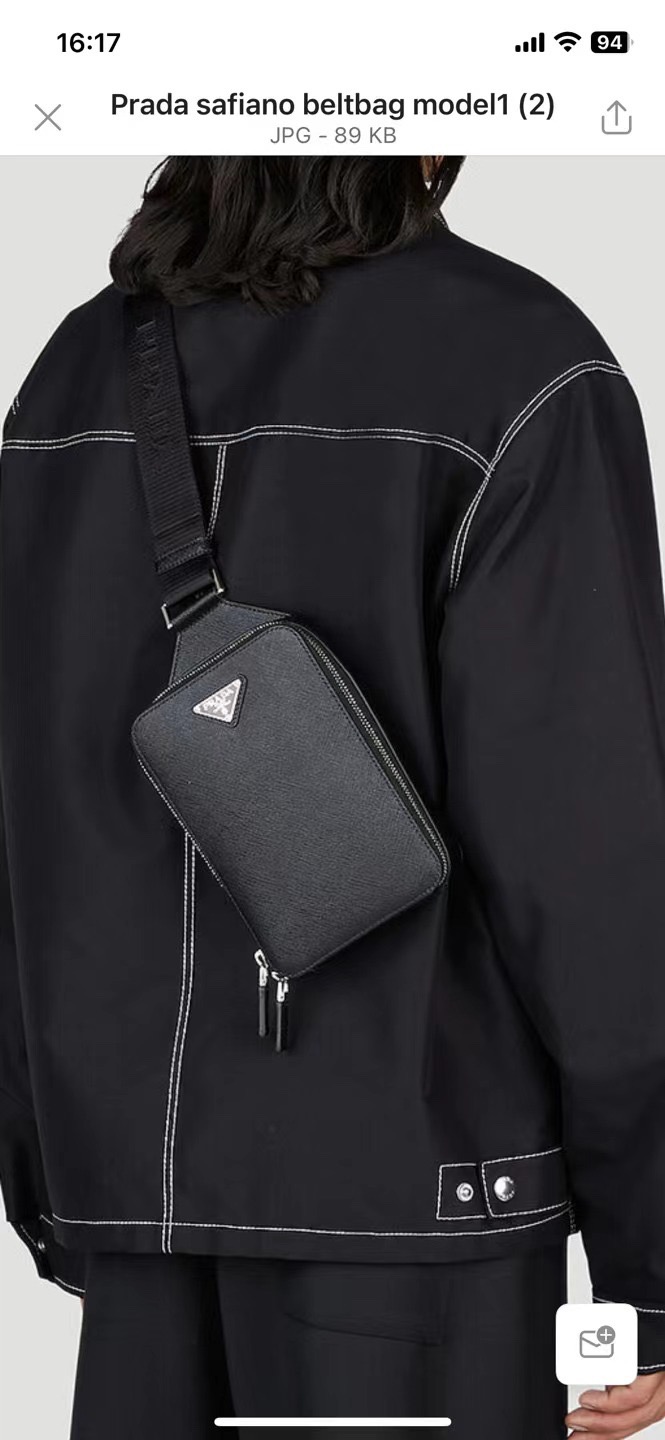 PRADA 프라다 FW2023 사피아노 가죽 크로스백 2