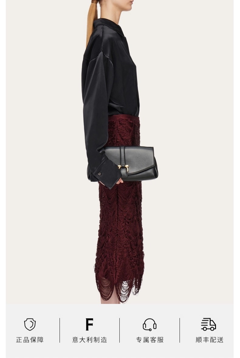 FERRAGAMO 페라가모 FW2023 Gancini 체인 숄더백 8