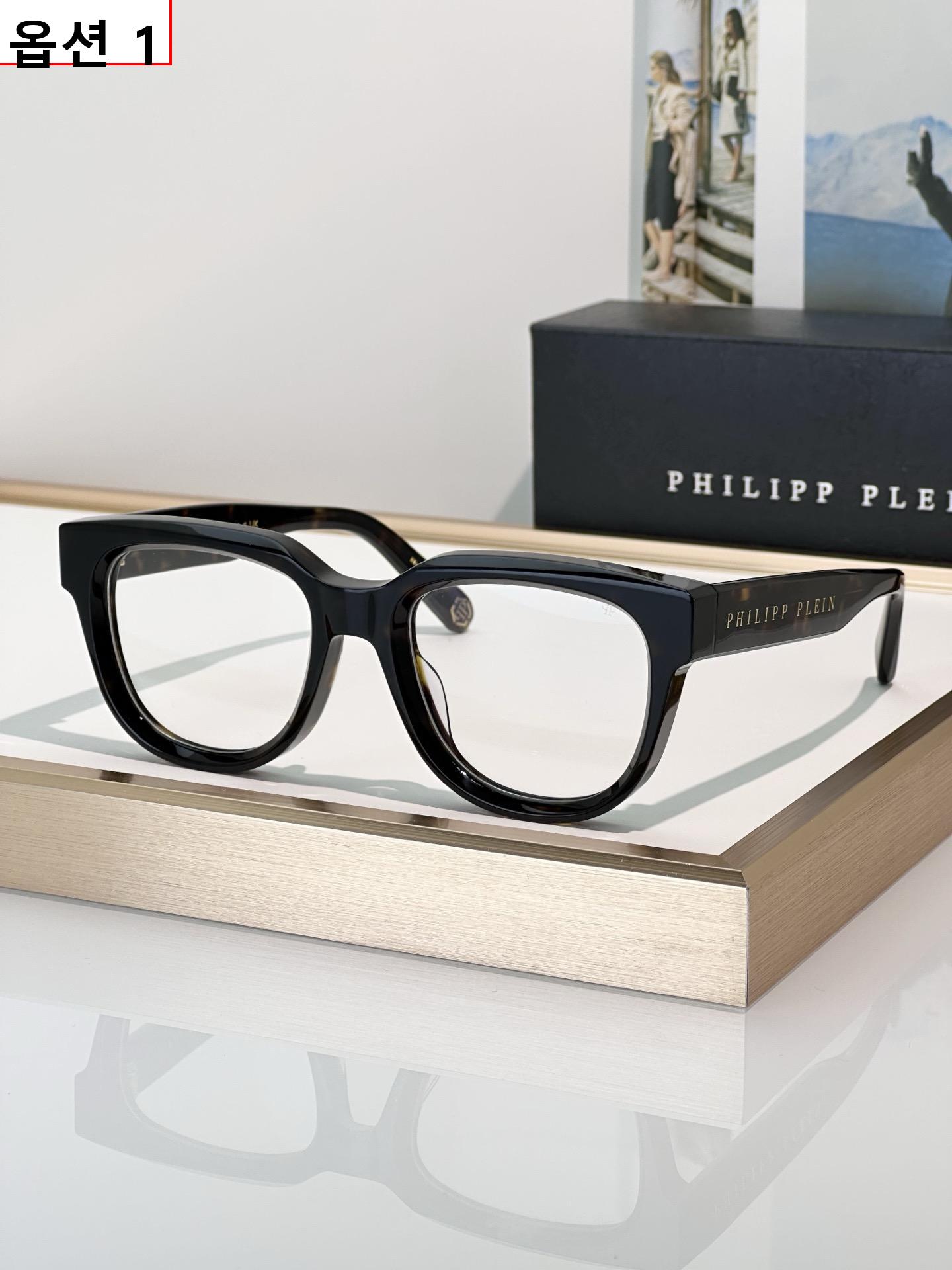 PHILIPP PLEIN 필립플레인 FW2024 클래식 아세테이트 안경 1