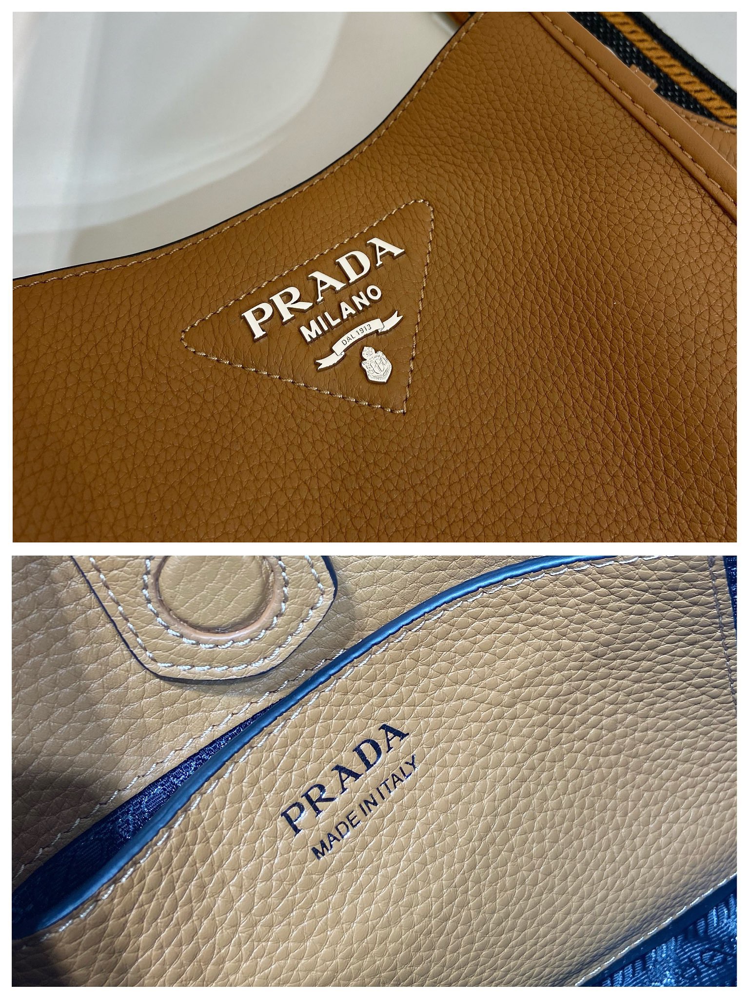 PRADA 프라다 FW2023 가죽 크로스바디 백 11