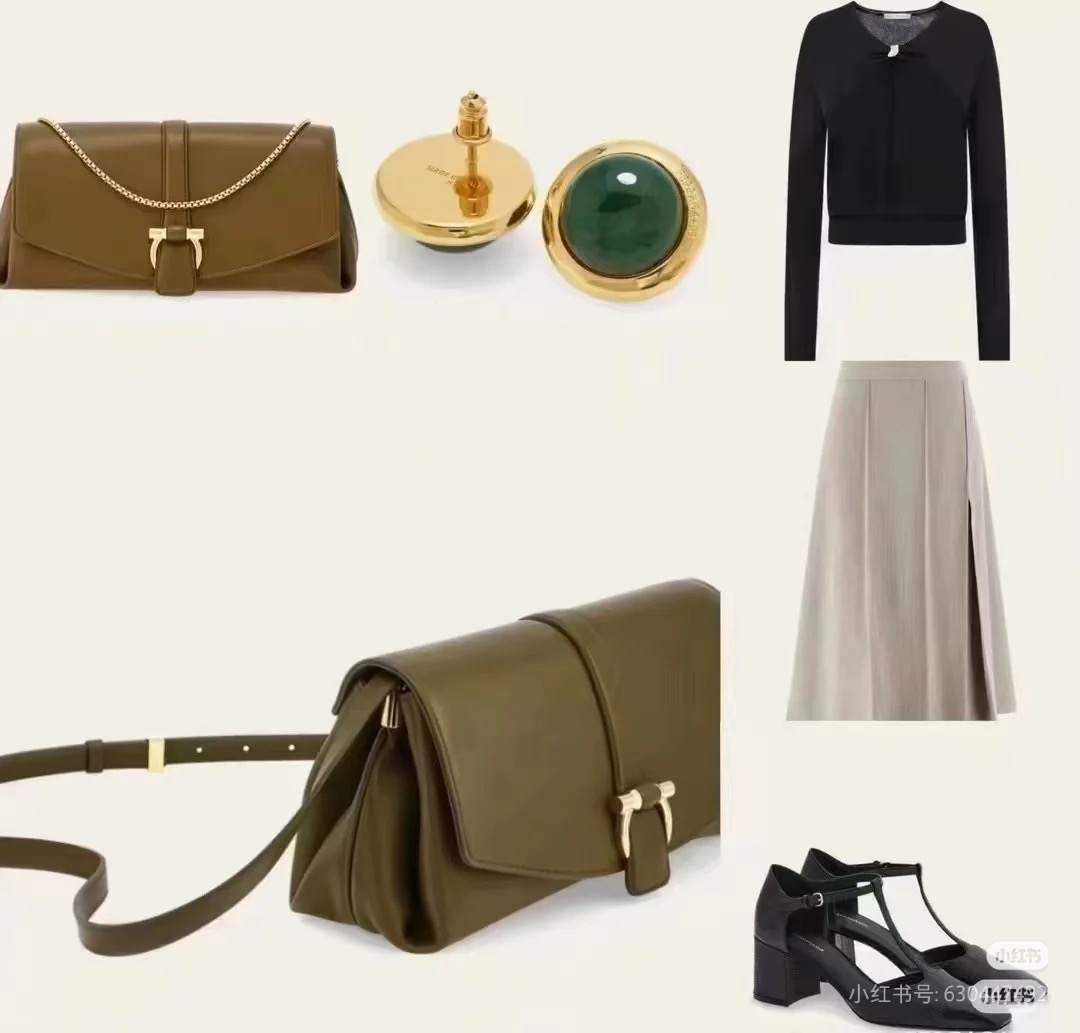 FERRAGAMO 페라가모 FW2023 Gancini 체인 숄더백 4